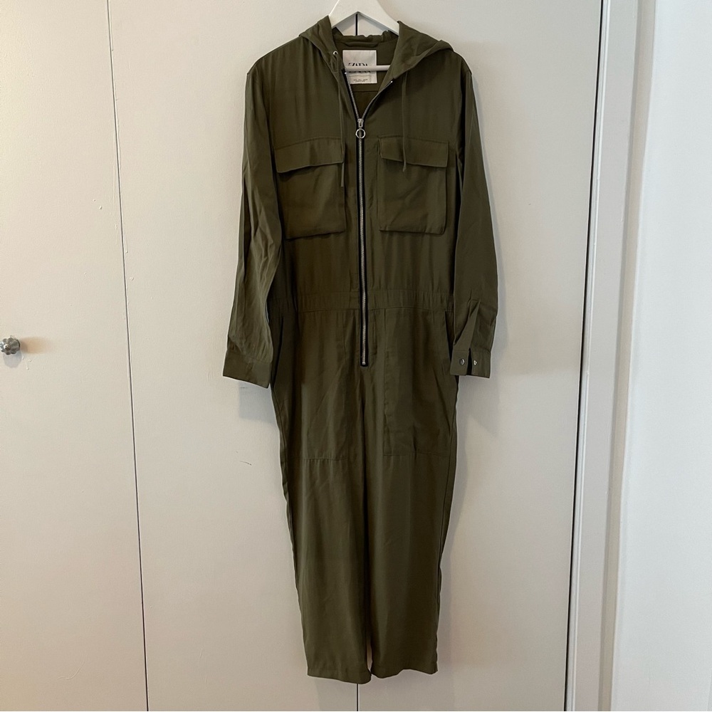 ZARA zipper jumpsuit - Picture 2 of 8